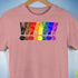 Distressed Philly LGBTQ Pride Whee! Exclamation Points Premium Unisex - Mauve Heather